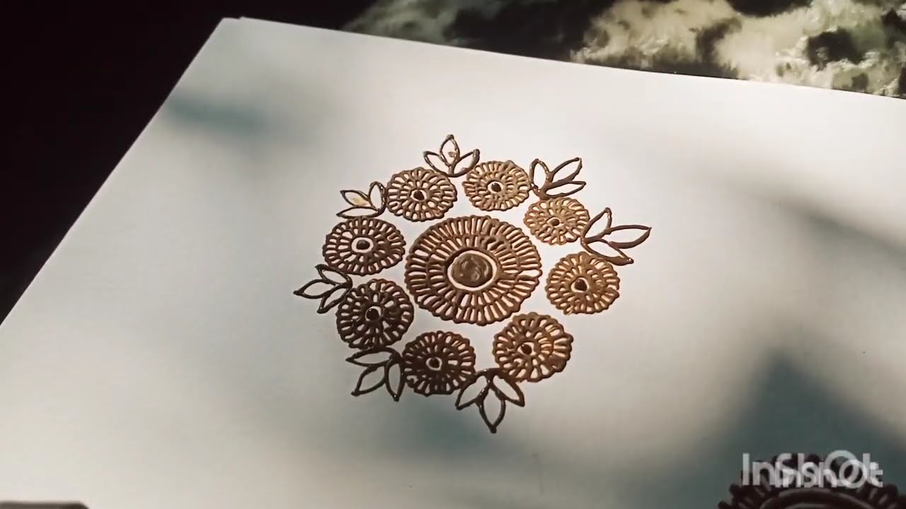 Floral tikki design 