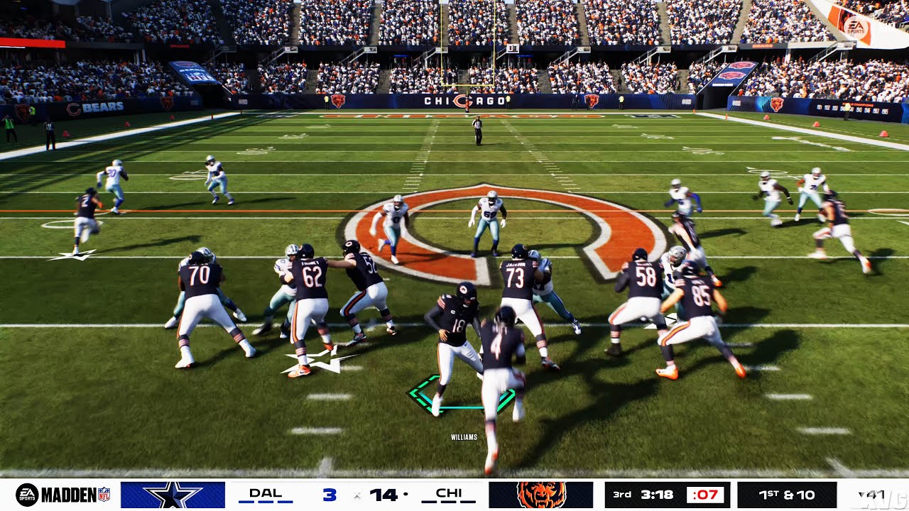 Madden NFL 26 - Dallas Cowboys vs Chicago Bears - Gameplay (PS5 UHD) [4K60FPS]