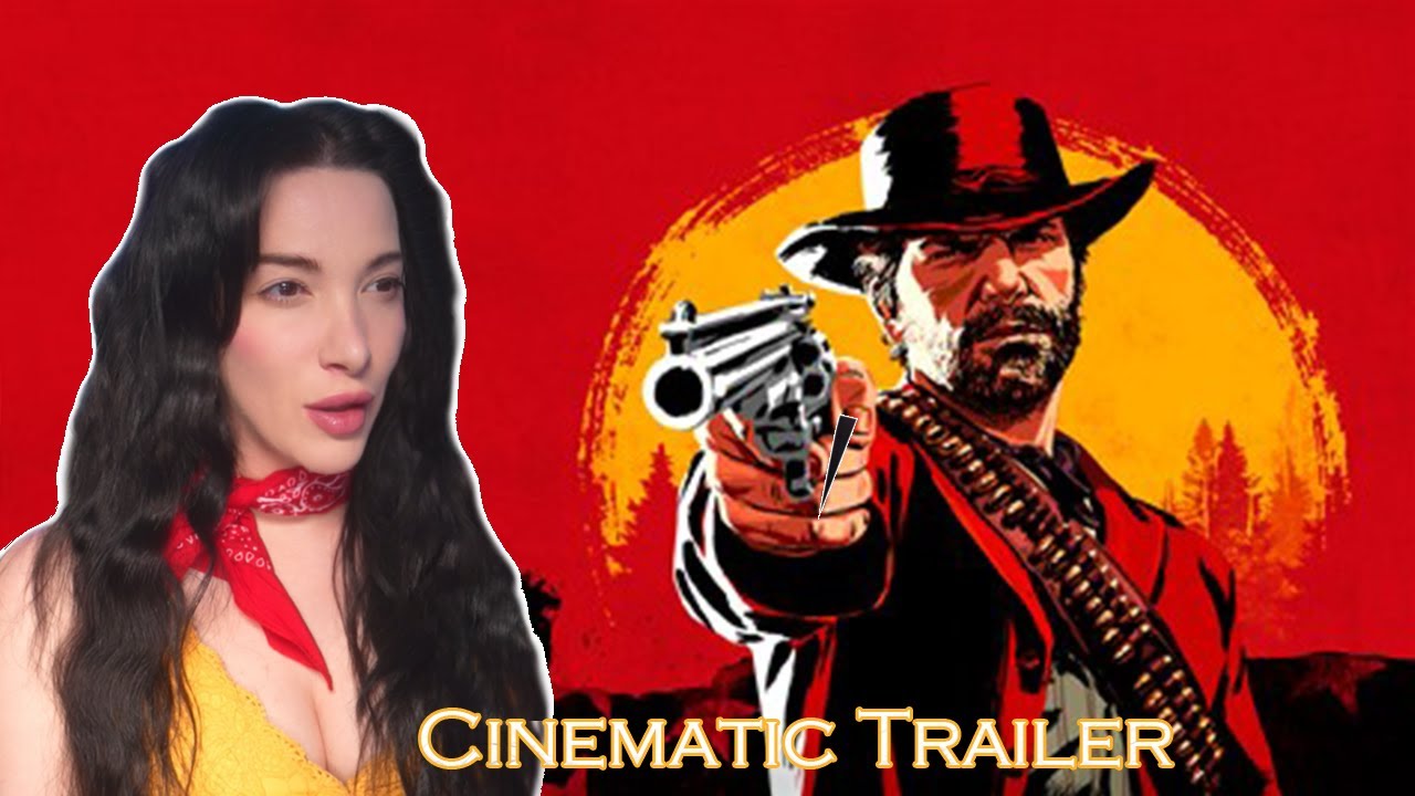 Red Dead Redemption 2 cinematic trailer reaction (RDR2 First playthrough trailer)