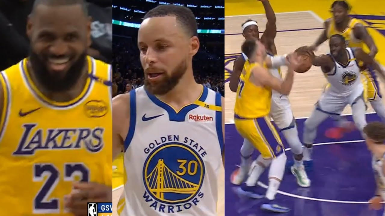 Warriors and Lakers hit 4 straight threes then Draymond gets stop on Luka to win