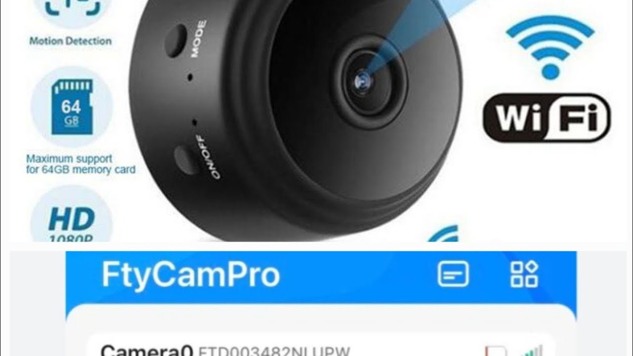 طريقة توصيل كاميرا A9 عبر تطبيق FtyCamPro