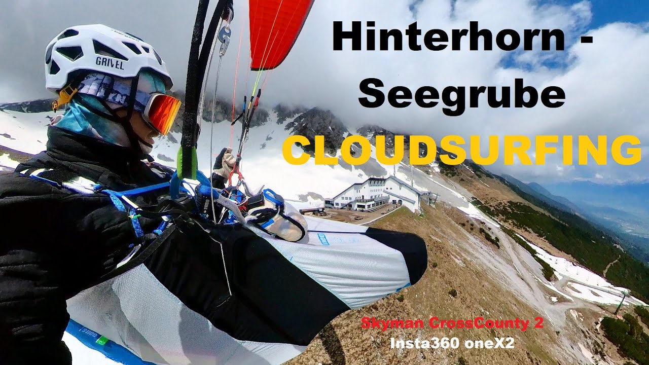 Hinterhorn-Seegrube Cloudsurfing || Skyman Crosscountry || Insta360 oneX2