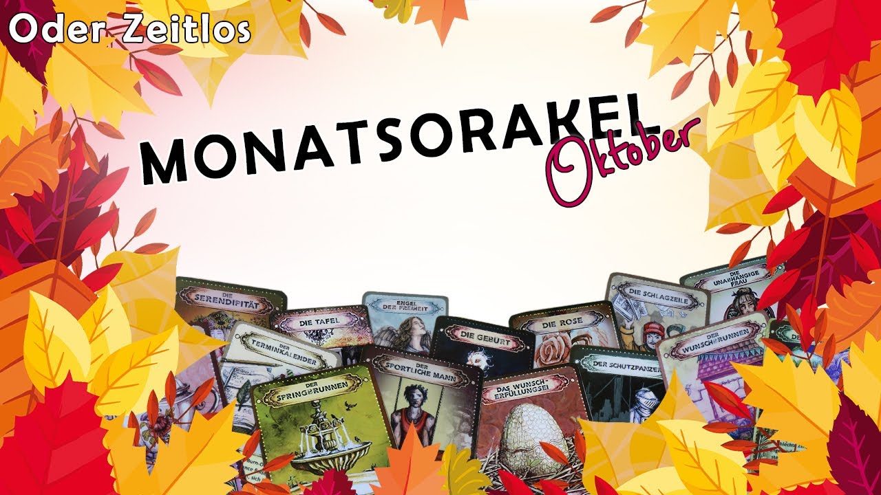 ⏳ Monatsorakel Oktober | Orakel | Botschaft | Liebe | Beruf