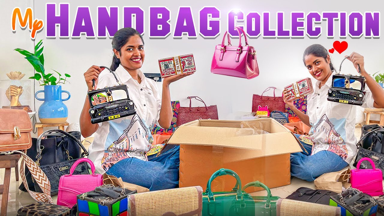 My Handbag Collection 👜😍| Surprise News😱Sowbaraniya Ramesh Vlogs