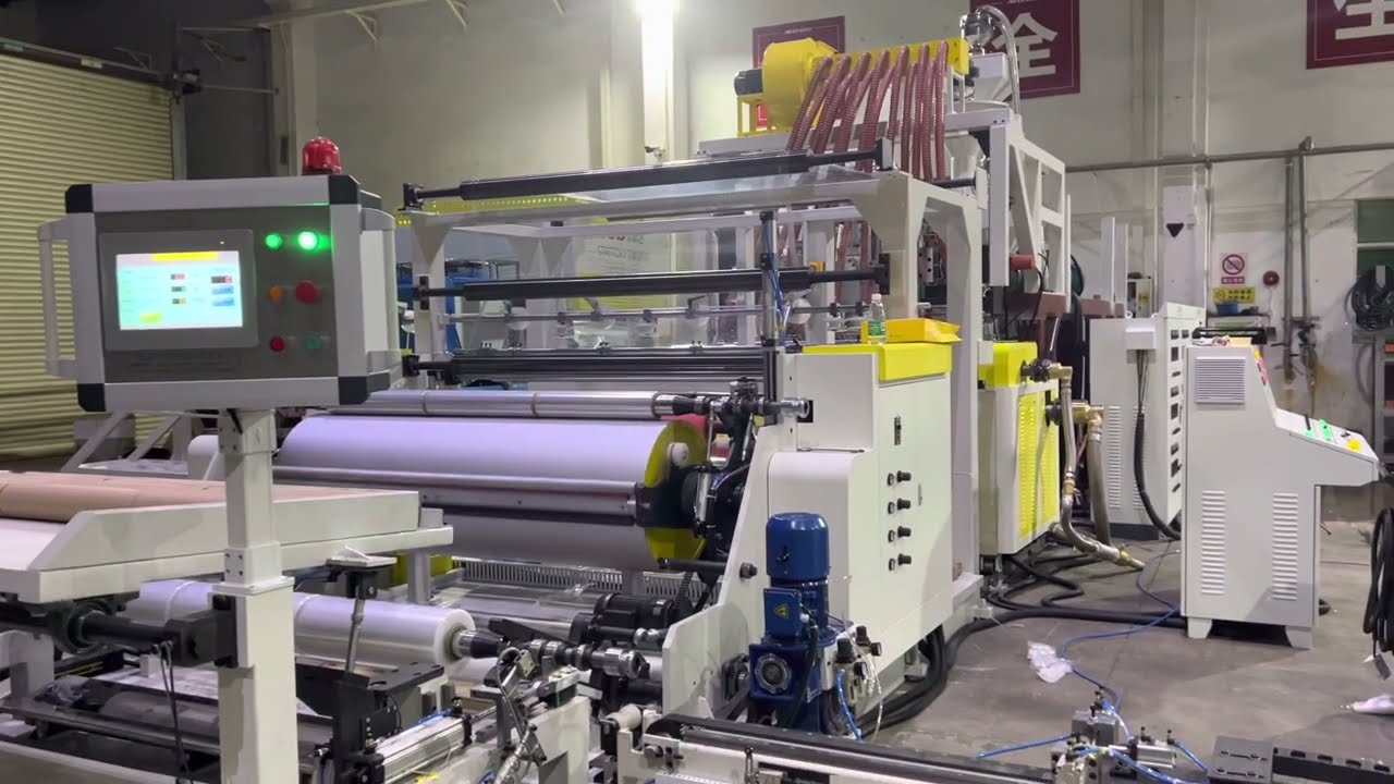 Jumbo Roll Stretch Film Machine; 拉伸膜设备; 缠绕膜机器