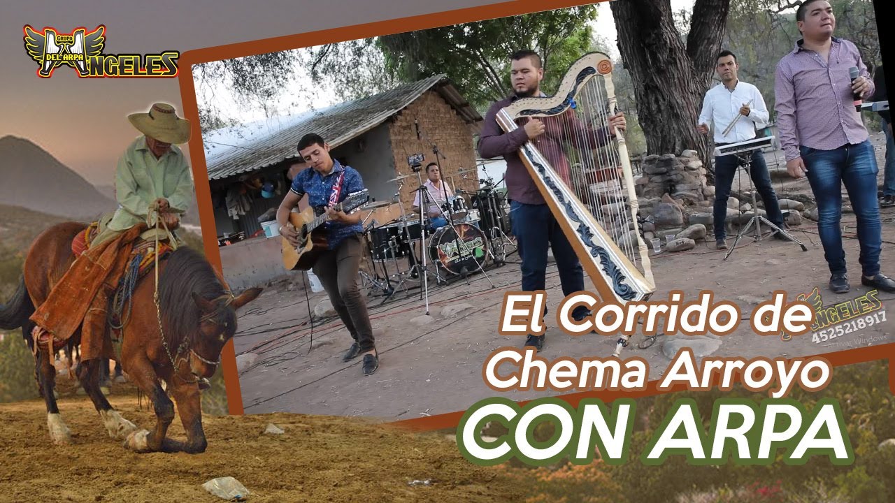 🤠Los Ángeles del Arpa Chema Arroyo🤠 en vivo HD