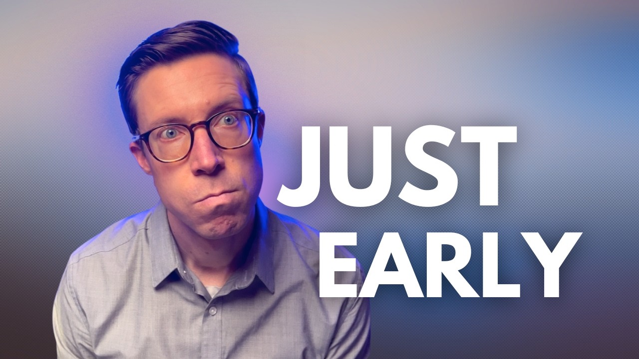 You're Not an Imposter (You're Just Early)