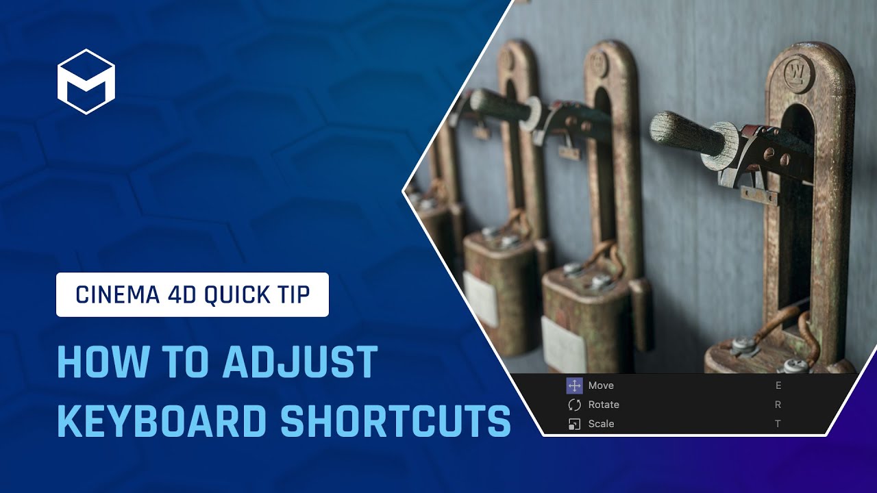 #C4DQuickTip 51: How to adjust keyboard shortcuts in Cinema 4D