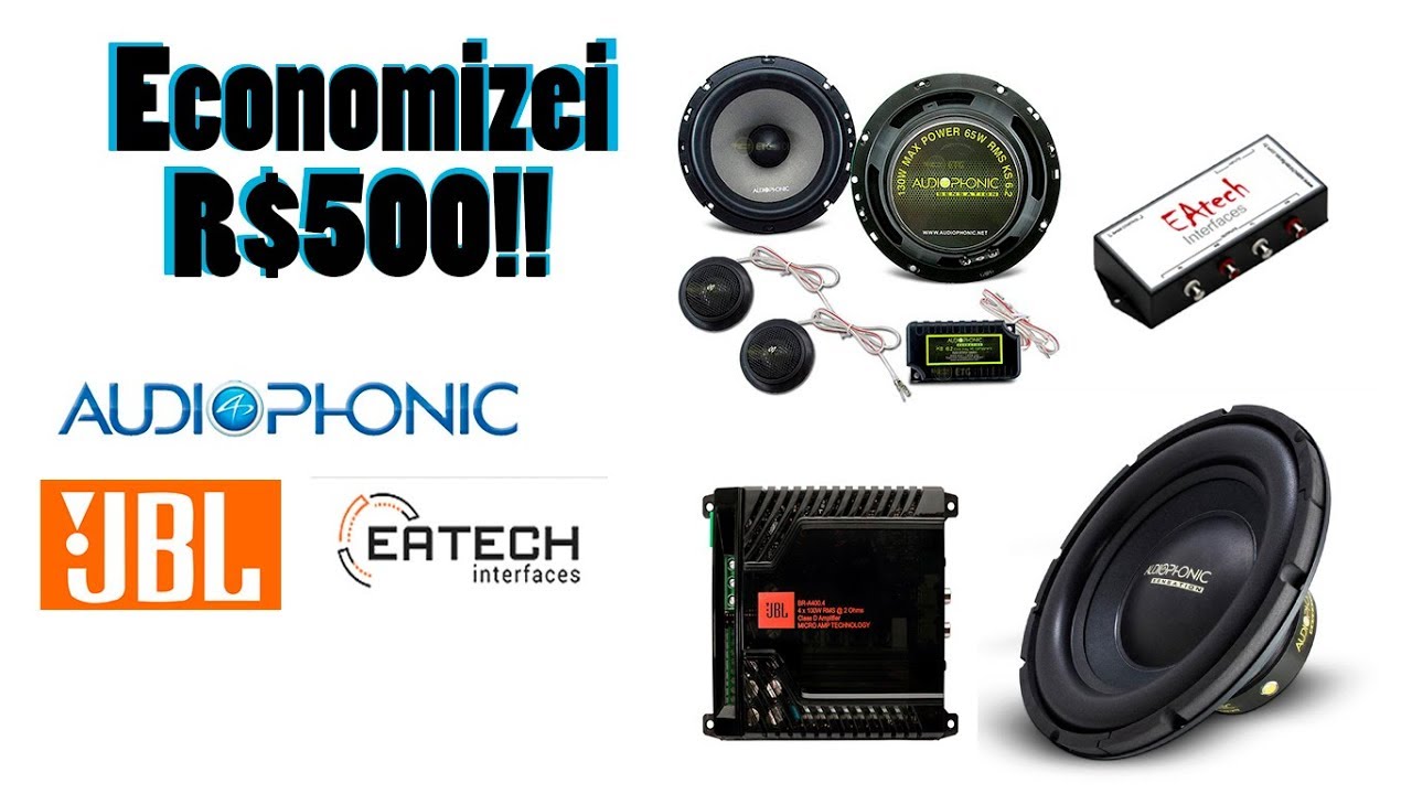Som de Qualidade por MENOS DE R$1000! (Audiophonic, JBL, Pioneer)