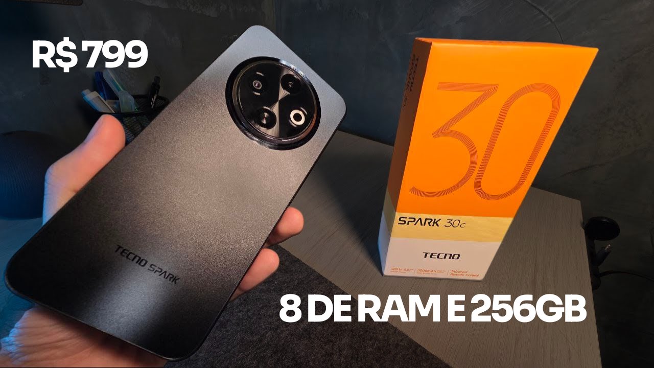 Tecno SPARK 30c - o BARATINHO que entrega MUITO!
