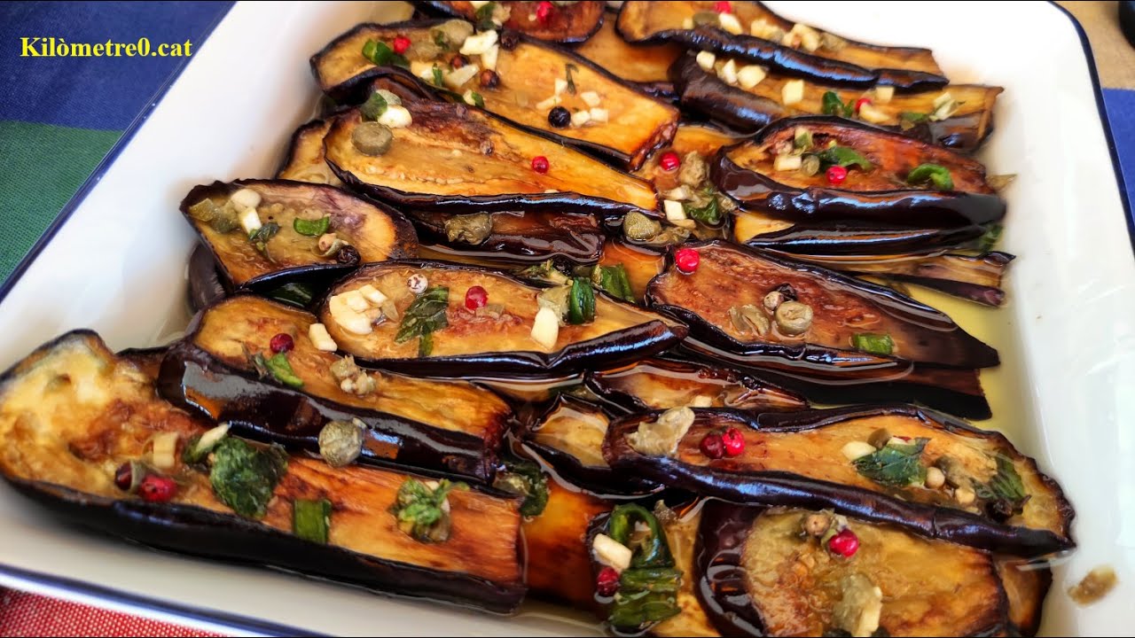 Si us agraden les albergínies, cuineu-les marinades / Recepta d'Alberginies marinades