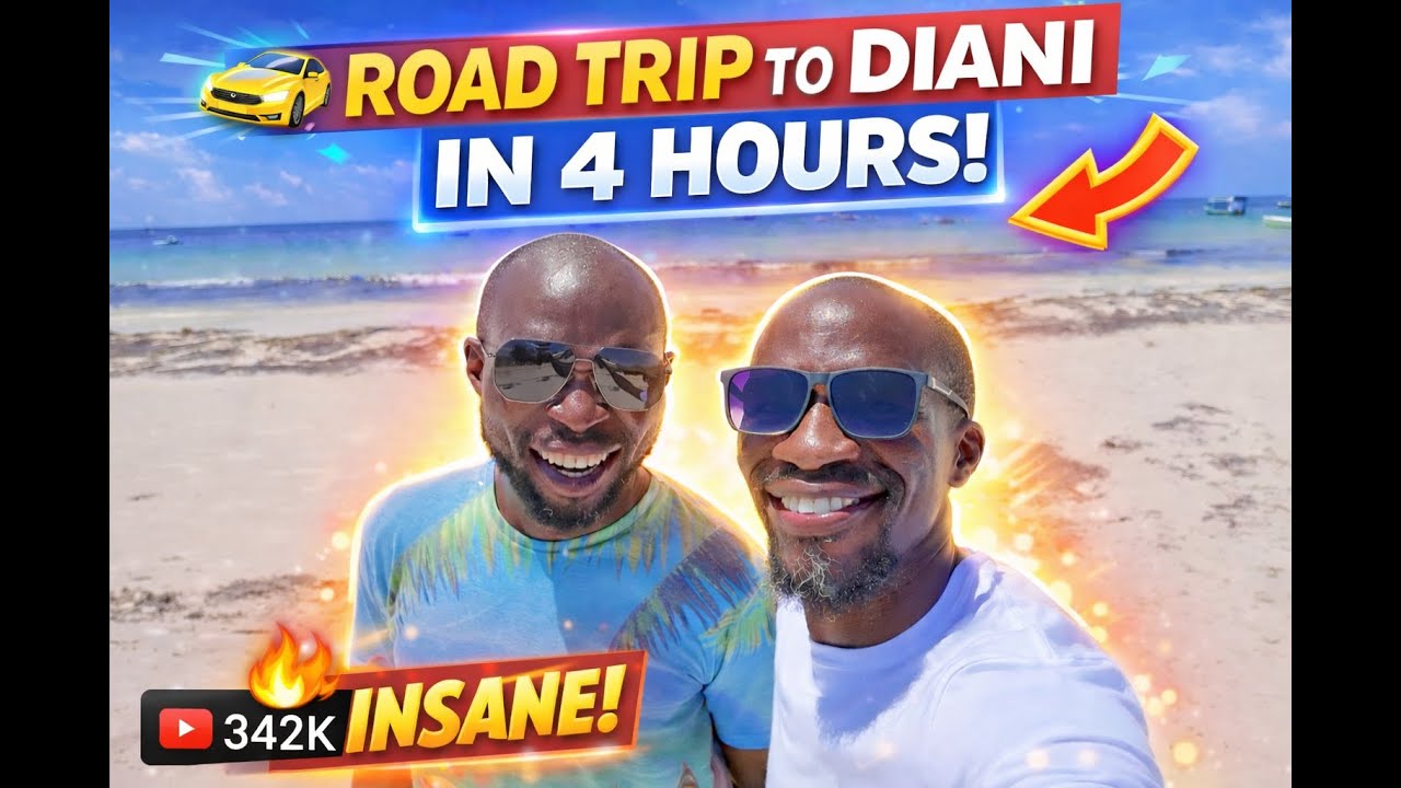 Diani in 4 Hours?! The FASTEST Road Trip Ever!