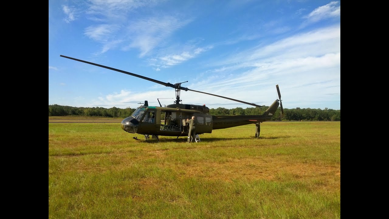 NO DOORS!!!  Flight in a vintage Huey Helicopter