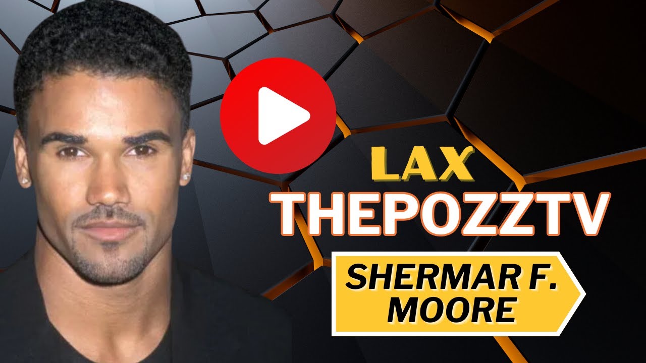 Shemar F. Moore actor model chats Colin Kaepernick with ThePozzTV Host Madison shot by Shotgetter Mo