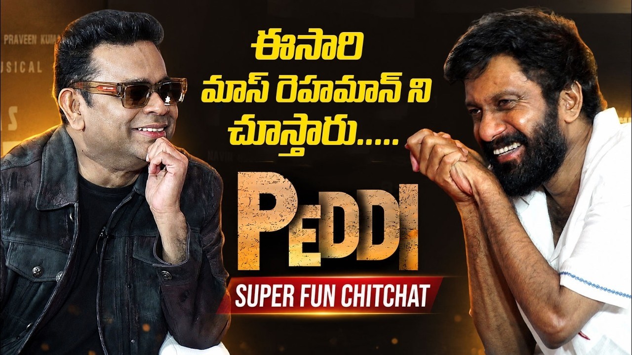 Buchi Babu Fun Chitchat with AR Rahman About #Peddi Movie | Ram Charan, Janhvi Kapoor