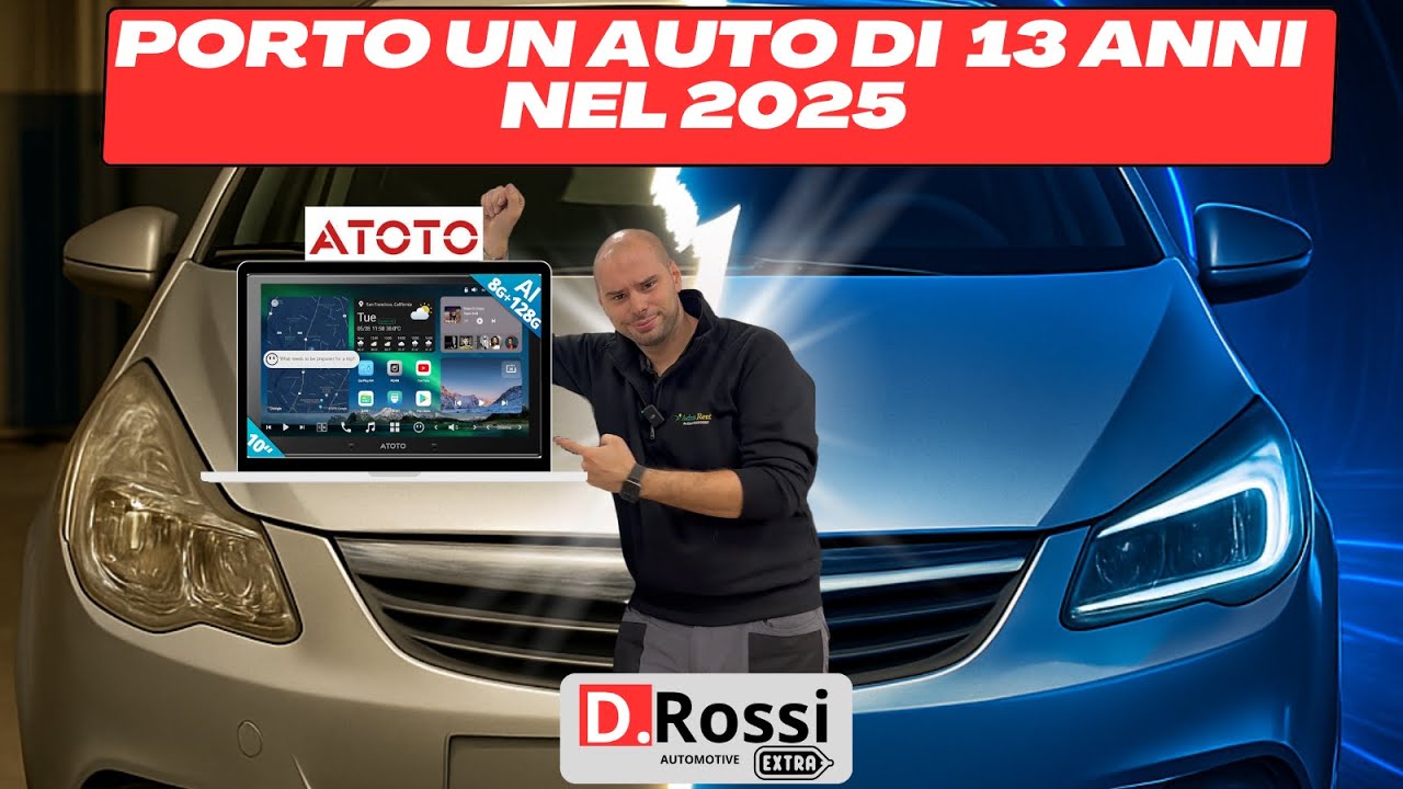 TRASFORMO UN AUTO VECCHIA IN UNA DI ULTIMA GENERAZIONE CON IL SISTEMA DI INFOTAINMENT ATOTO X10