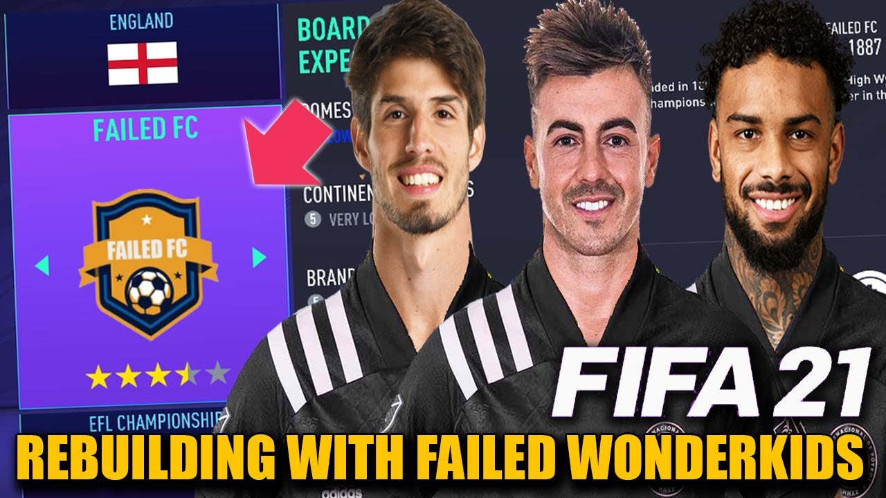 REBUILDING WITH FAILED WONDERKIDS!!! - FIFA 21 Career Mode