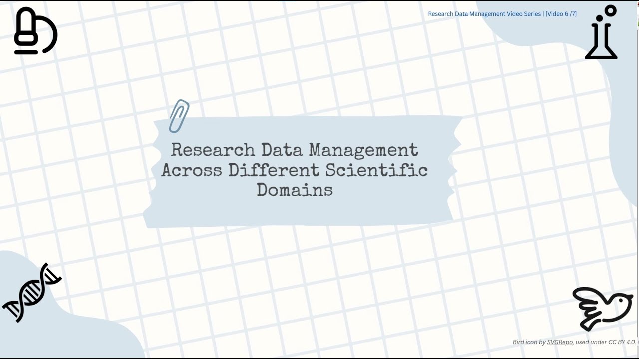 6. Research Data Management Across Different Scientific Domains