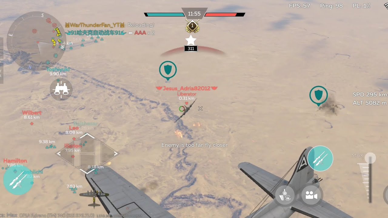 This is why you should fear a GOOD Bomber Pilot | War Thunder Mobile #wtmobile #bombing #b17