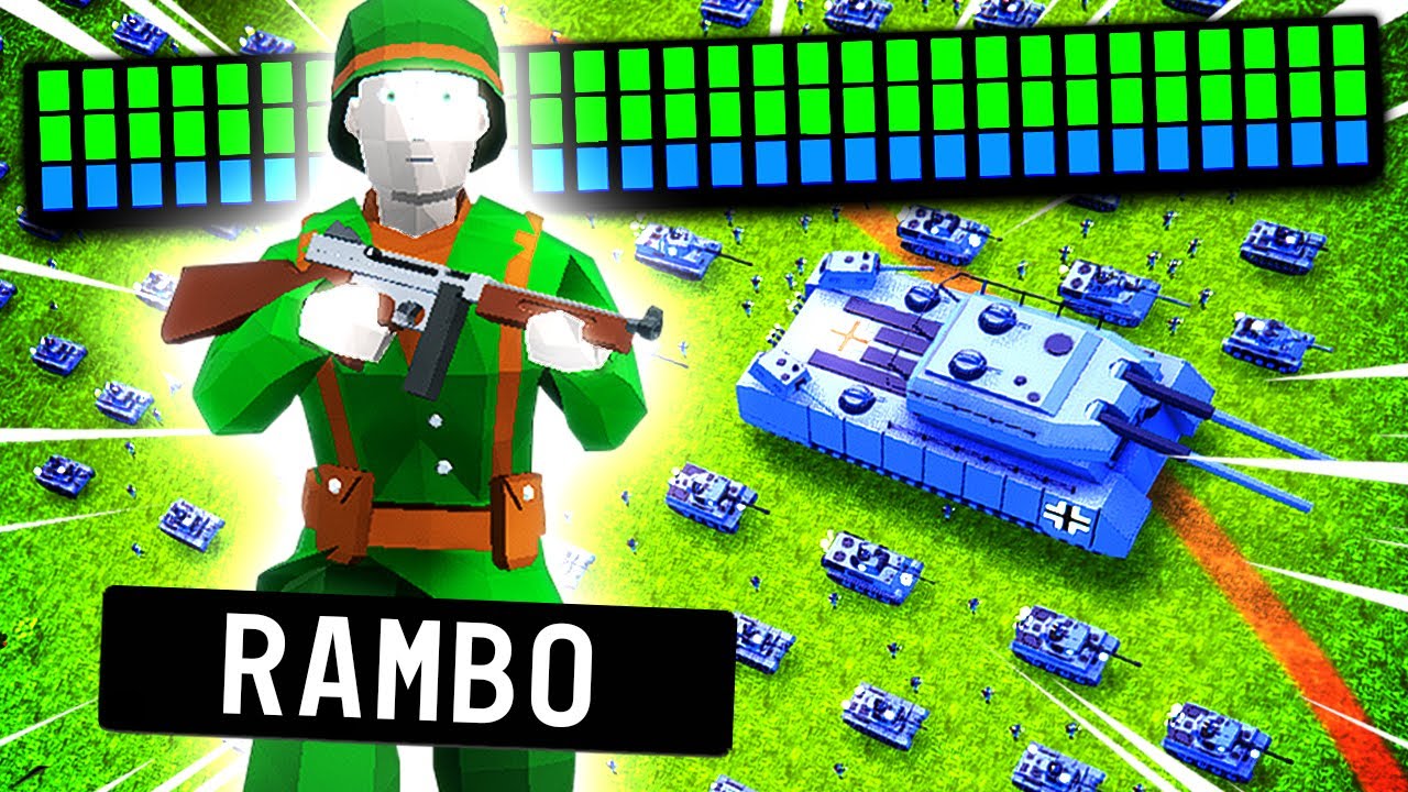 СИЛЬНЫЙ РЭМБО против всей немецкой армии... Кампания Total Tank Simulator USA