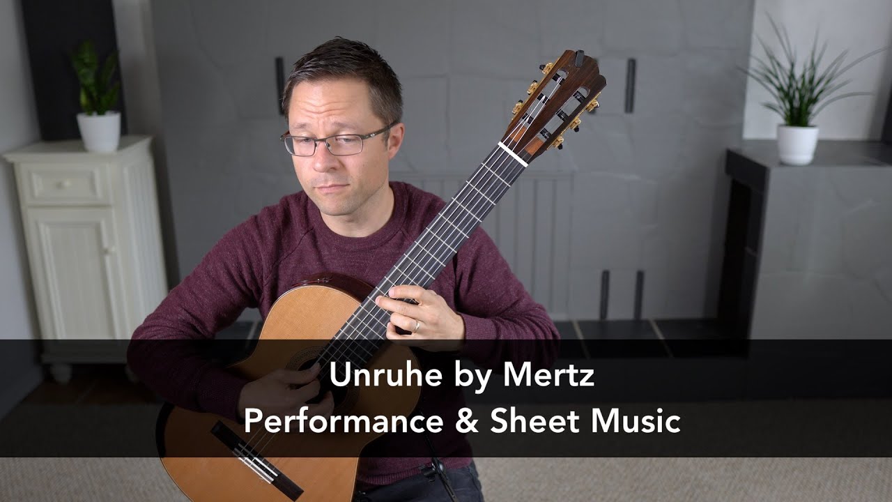 Unruhe by Mertz (Bardenkl&auml;nge, Op.13) for Classical Guitar