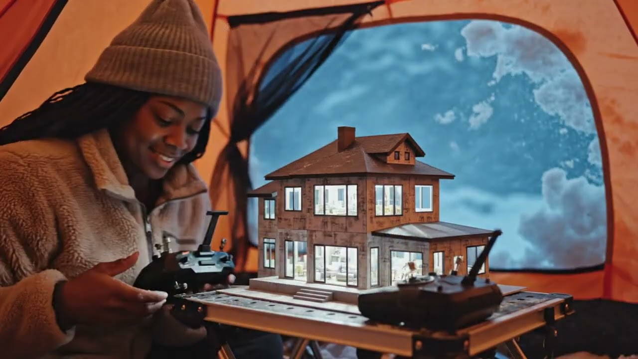Warmth Against the Whiteout — 7 Days Surviving Inside a Modern Inflatable Tent