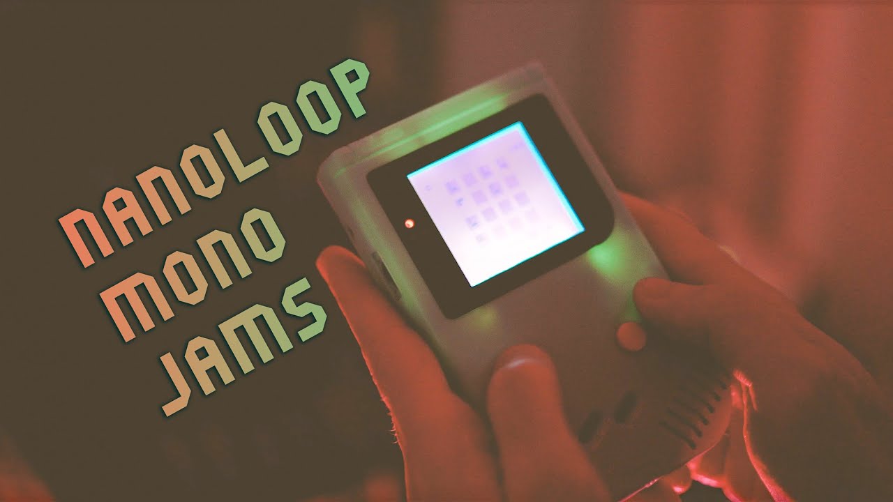 Nanoloop Mono x GameBoy - Analog Chiptune Randomness