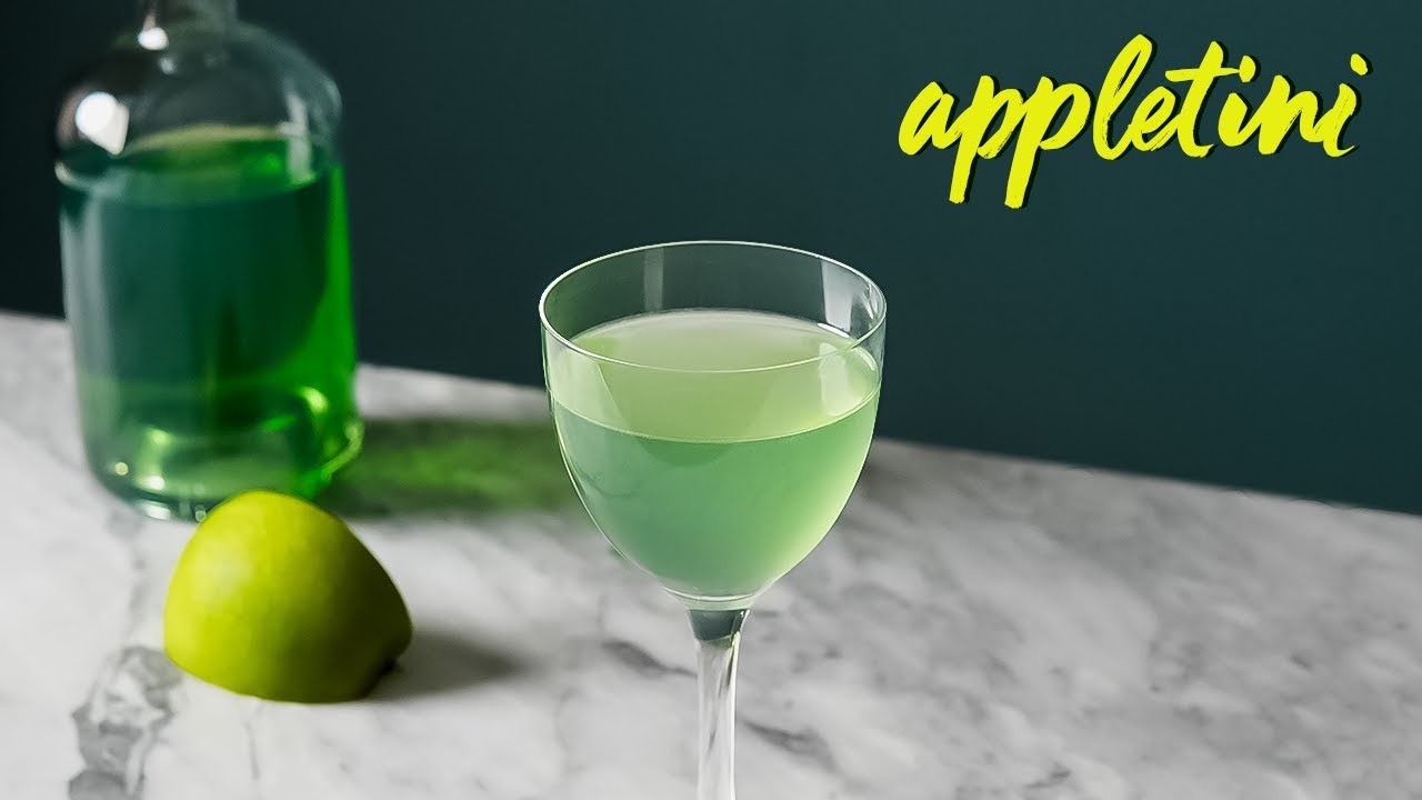 The BEST Appletini Recipe w DIY Sour Apple Liqueur & Aquavit