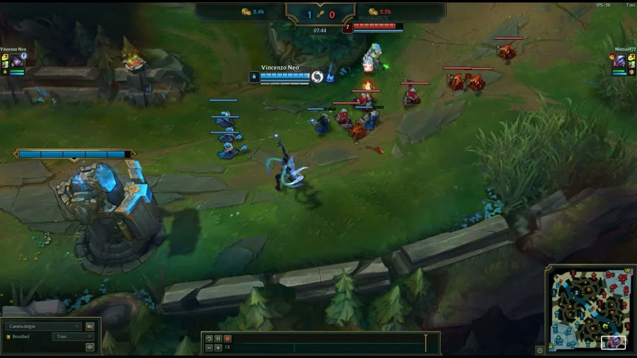 TOURNOI LEAGUE OF LEGENDS: Mutsuu972 VS Vincenzo Neo  #Achievement Cup