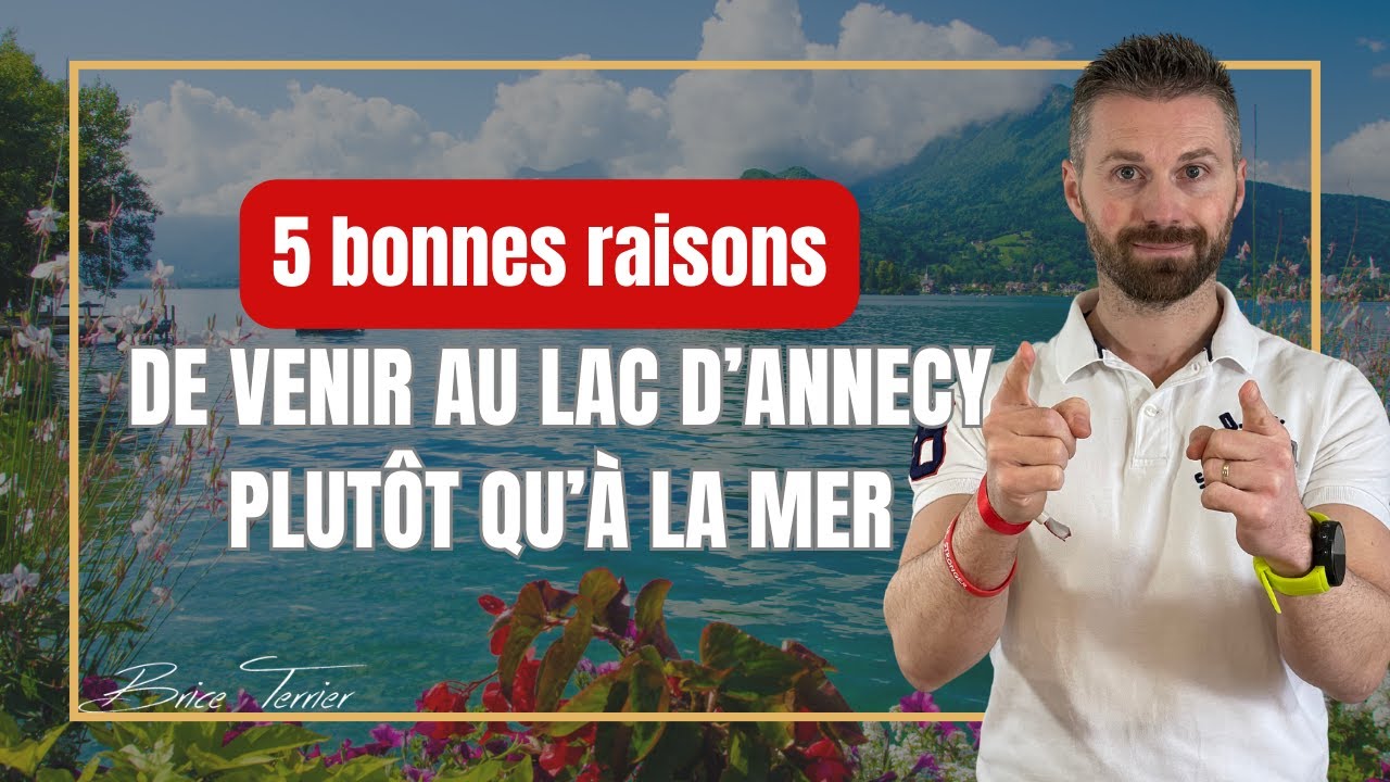 5 bonnes raisons de venir au lac d'Annecy plutôt qu'à la mer