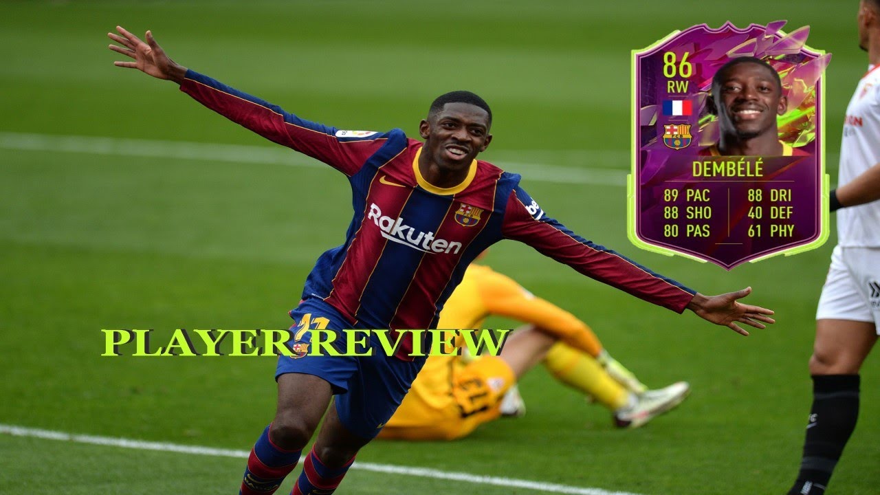 RULEBREAKERS OUSMANE DEMBELE 86 - FIFA 22 PLAYER REVIEW