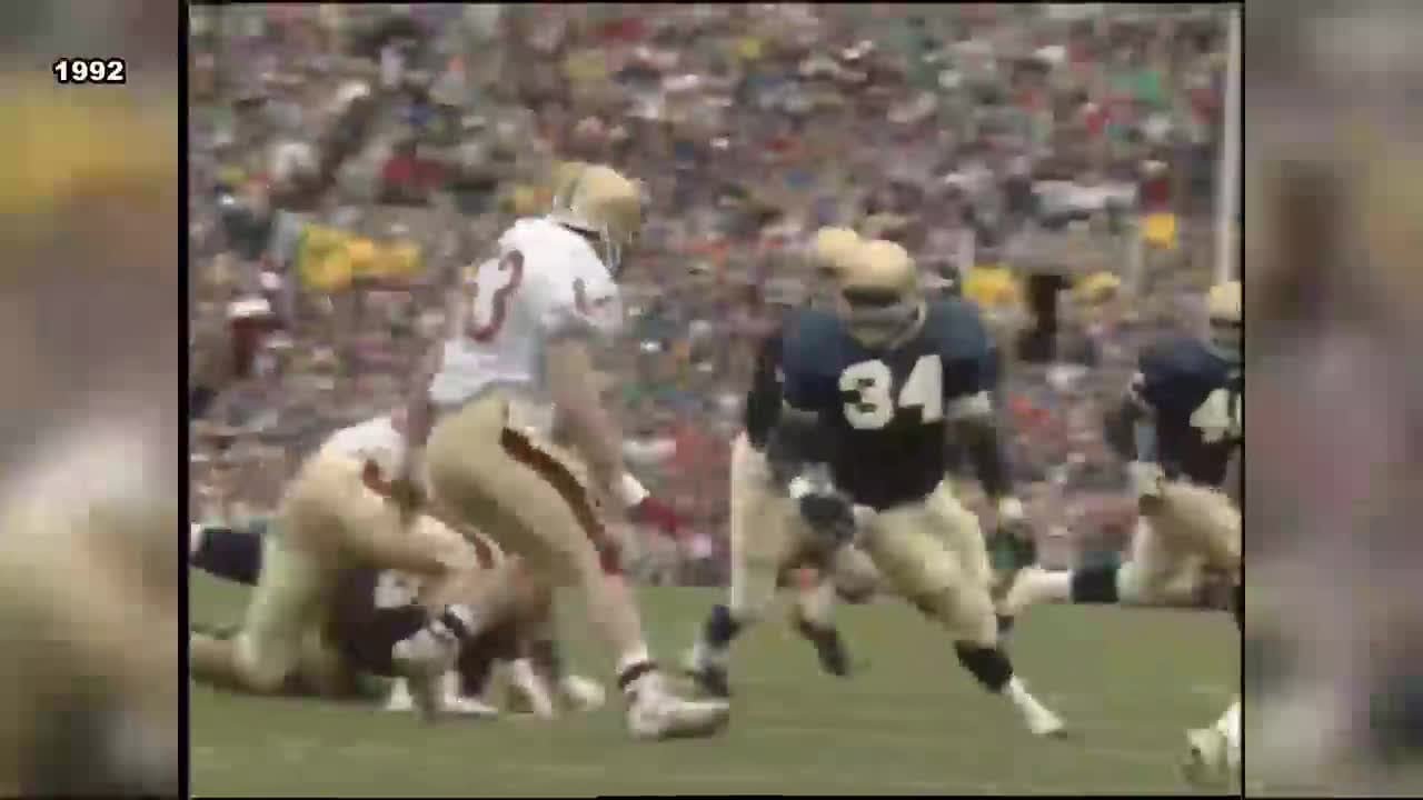 Notre Dame football &lsquo;embracing&rsquo; Holy War rivalry against Boston College