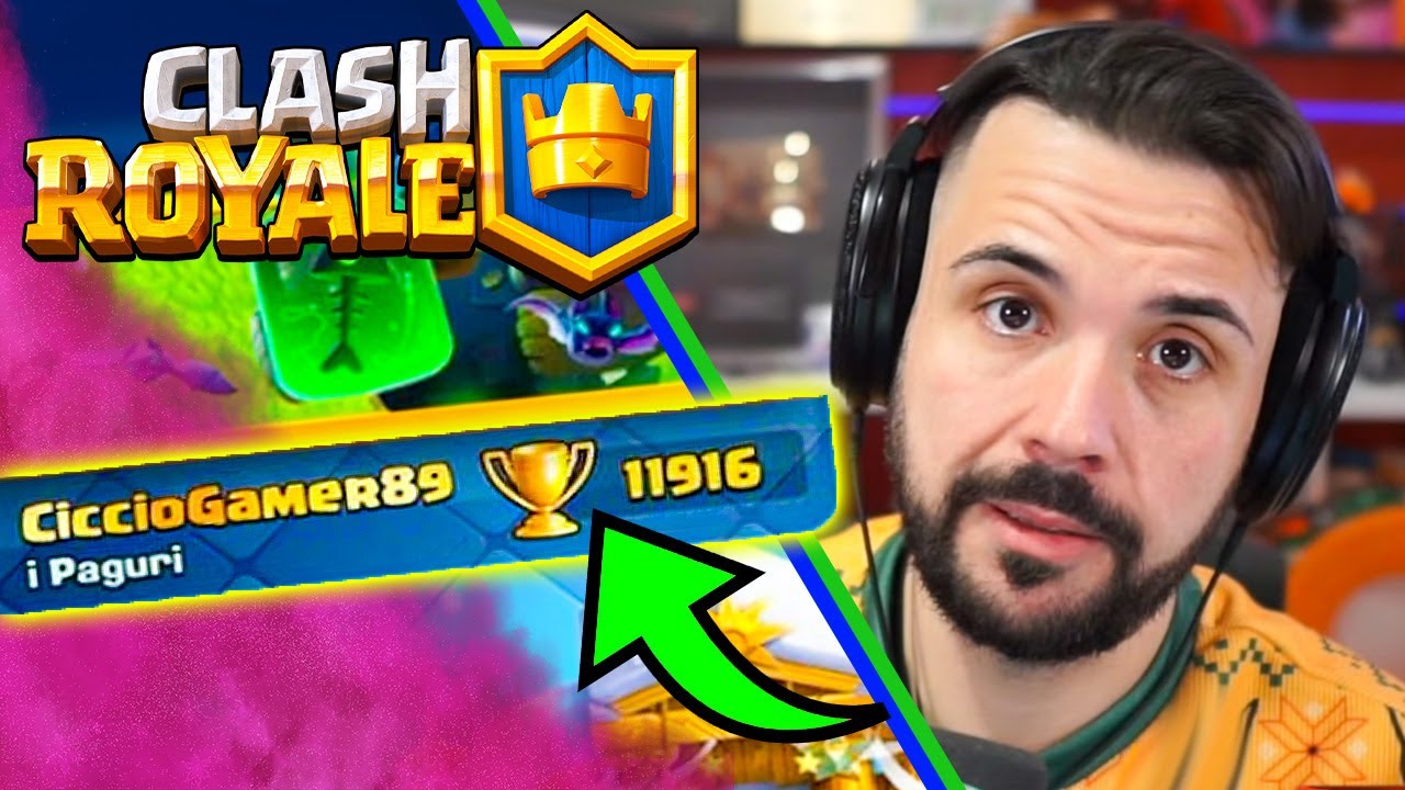 11.900 TROFEI presi! manca poco... CLASH ROYALE XXL
