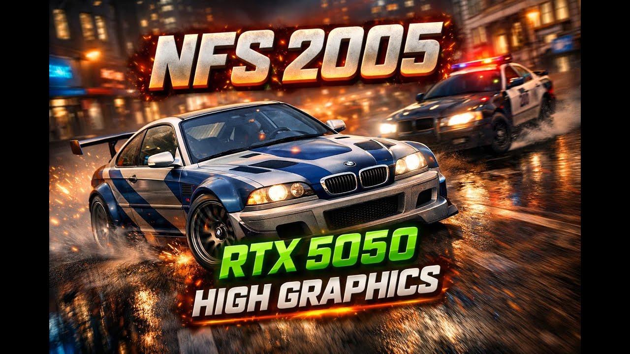 Playing NFS Most Wanted 2005 on RTX 5050 |NFS 2005 + RTX 5050 = 🔥|@star.Xpgaming 🔥