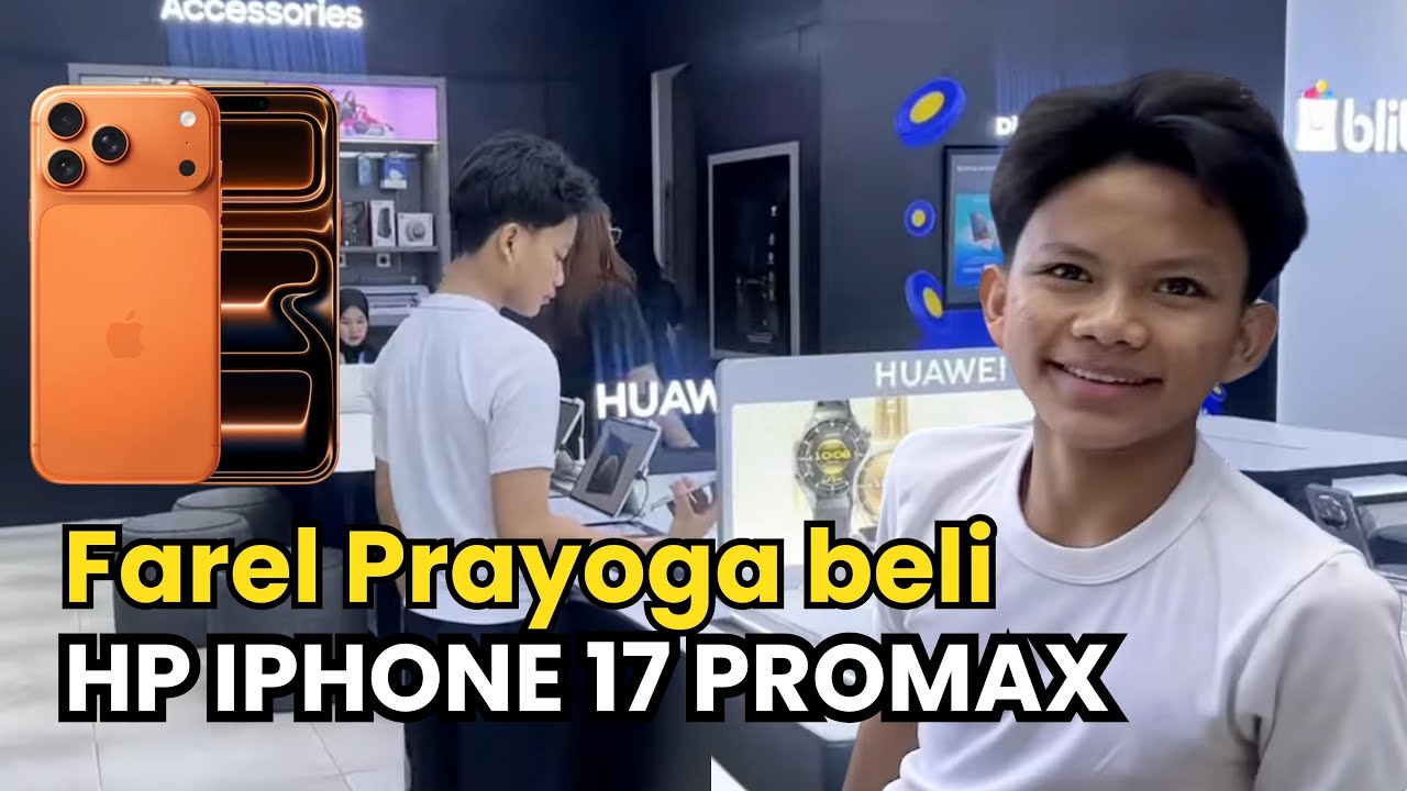 FAREL PRAYOGA BELI IPHONE 17 PROMAX TERBARU