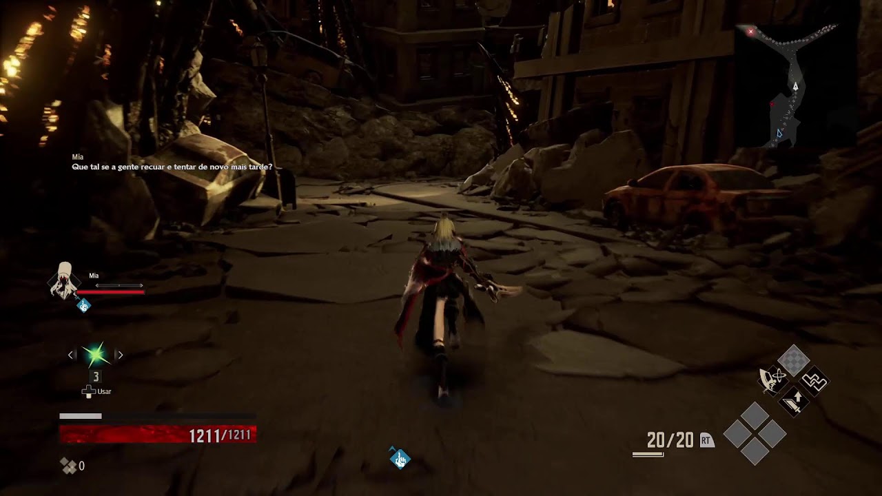 Jogando Code Vein