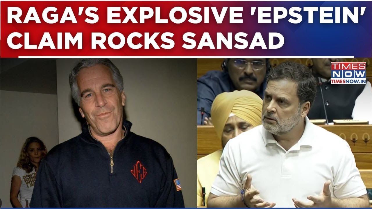 Rahul Gandhi's 'PM Sold India' Charge Sparks Sansad Storm | LoP Links This Minister To Epstein?