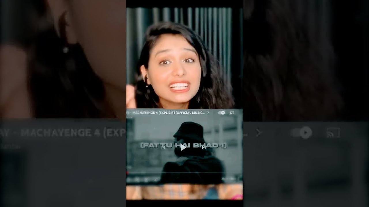 ​😅@Quinntalks01 in an Awkward Moment while Reacting on #Machayenge4 by @EmiwayBantai Vs@KRSNAOfficial