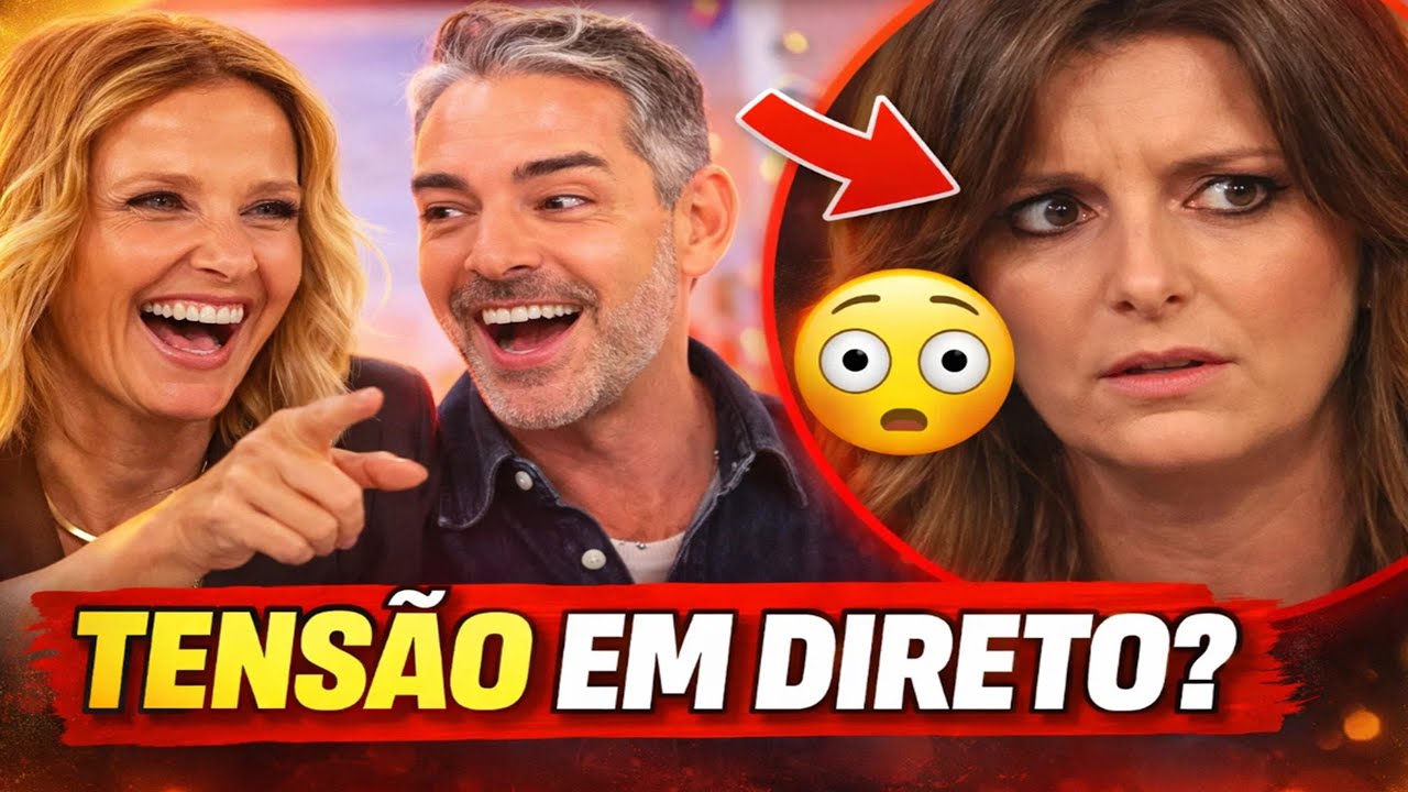 Cristina Ferreira e Cláudio Ramos brincam com momento tenso de Maria Botelho Moniz em direto