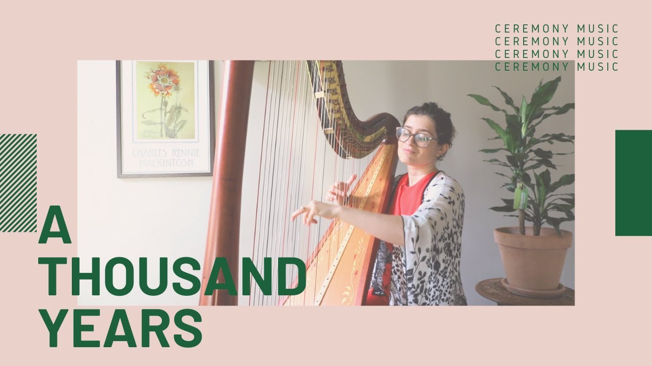 A THOUSAND YEARS - CHRISTINA PERRI - HARP COVER