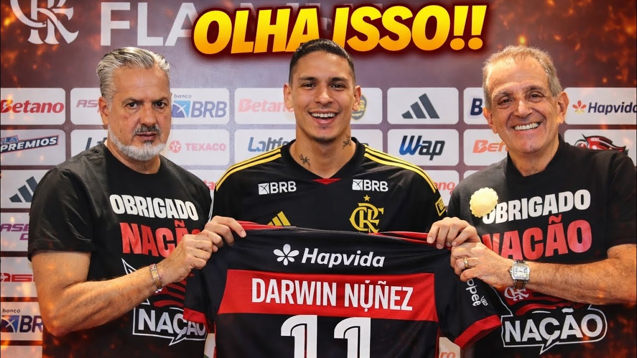 Darwin se aproxima do flamengo (será que ele vem?!)