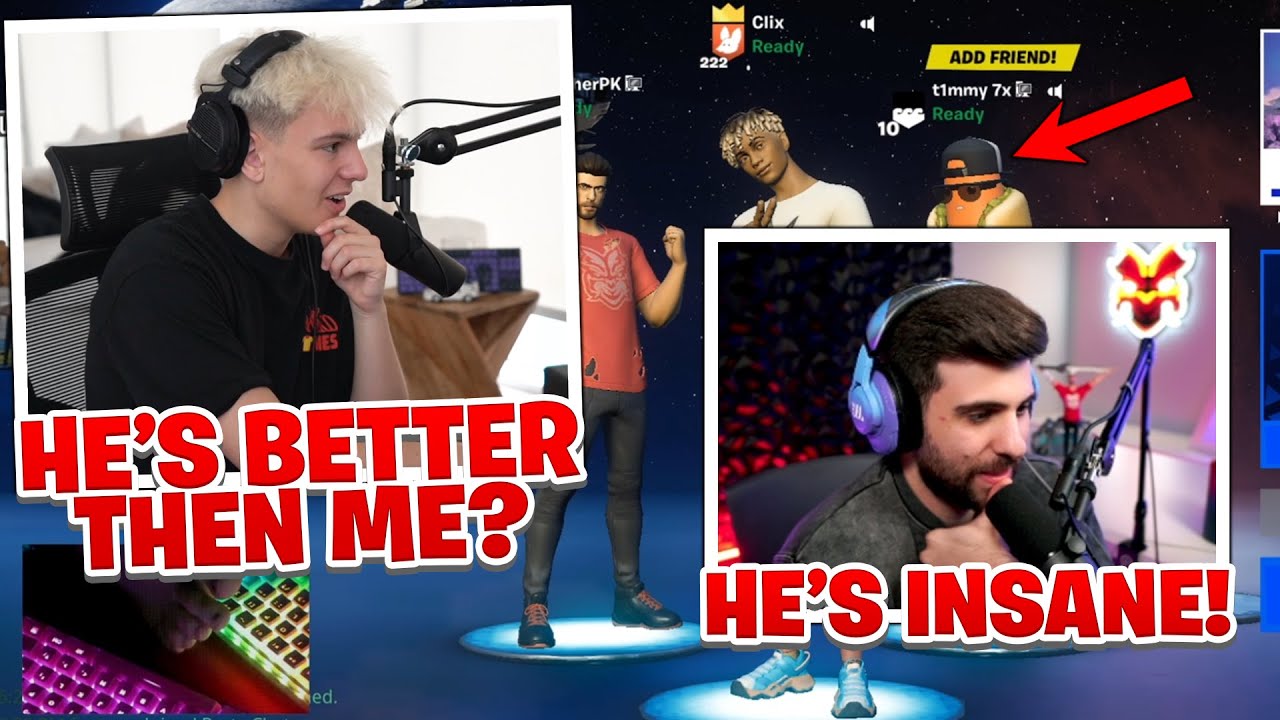 SypherPK CHALLENGES Clix to 1V1 a 9 YEAR OLD Pro Player
