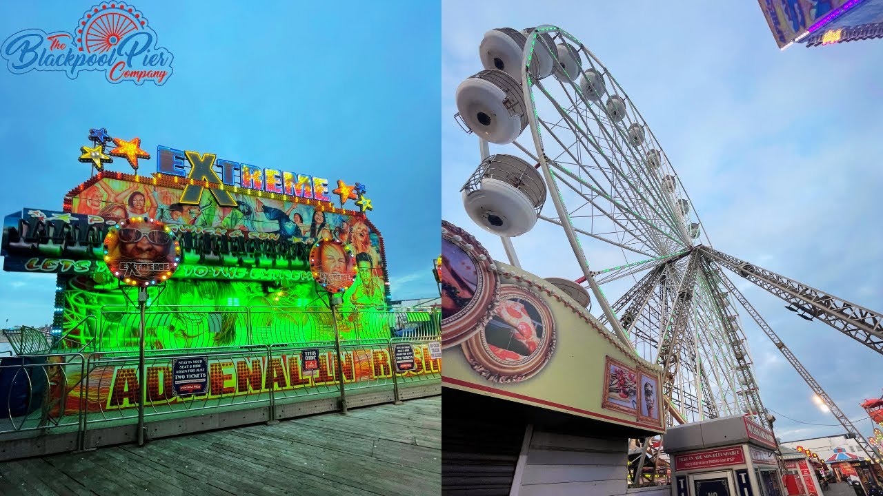 Blackpool central pier tour March 2025
