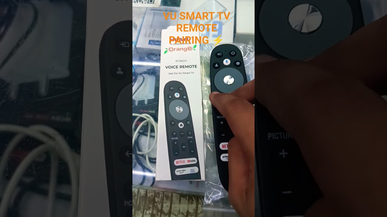 VU smart tv voice remote pair⚡ #vutv #tv #led #ledtv #remote #tvremote #smarttv #shorts