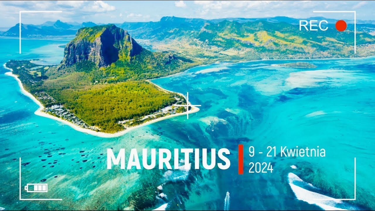 Wakacje Mauritius 9 do 21 kwietnia 2024. Hotel Ambre, wycieczki, filmy z drona.