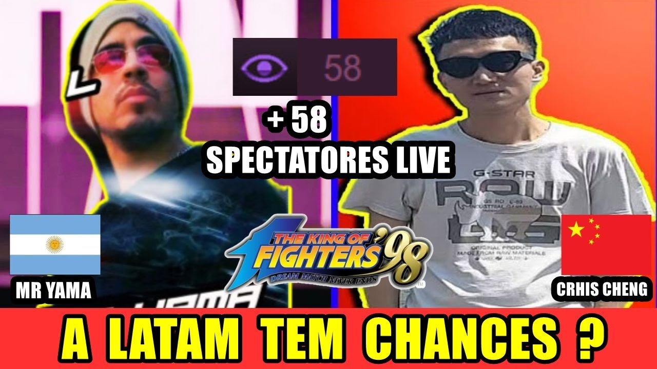 O ARGENTINO YAMA  EM UM DUELO INCRIVEL CONTRA O CHINES BLACK -C NO KOF 98 !