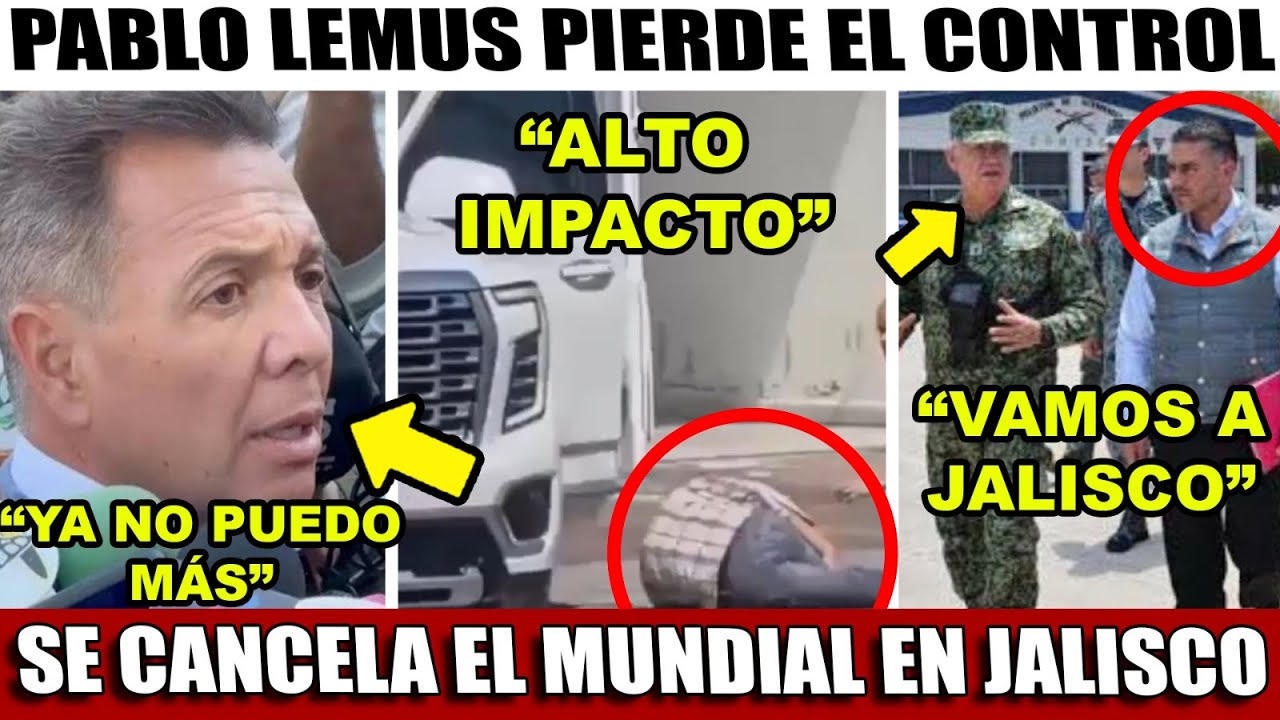 CANCELADO MUNDIAL EN JALISCO! LEMUS PIERDE EL CONTROL ¡30 IMPACTOS DE BAL4! LLEGA HARFUCH
