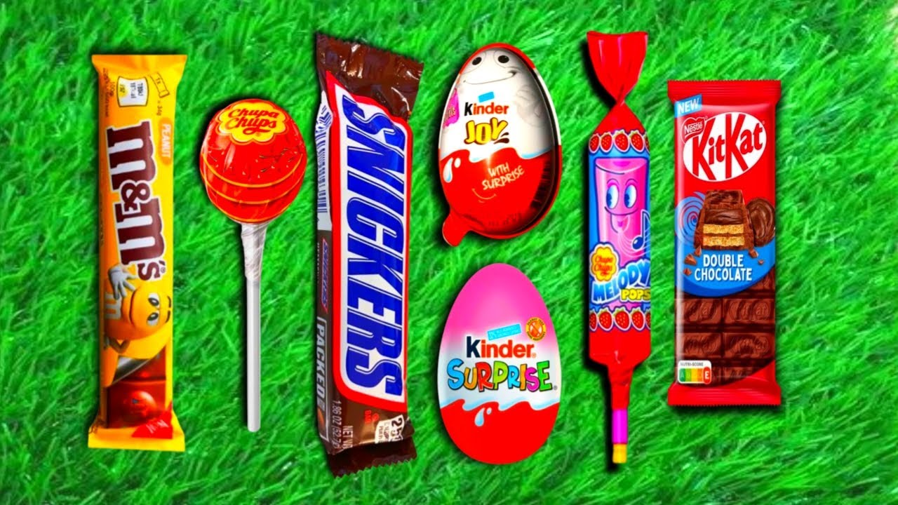 ASMR candy eating sounds for relaxation || chocolate bar unpacking satisfying sounds