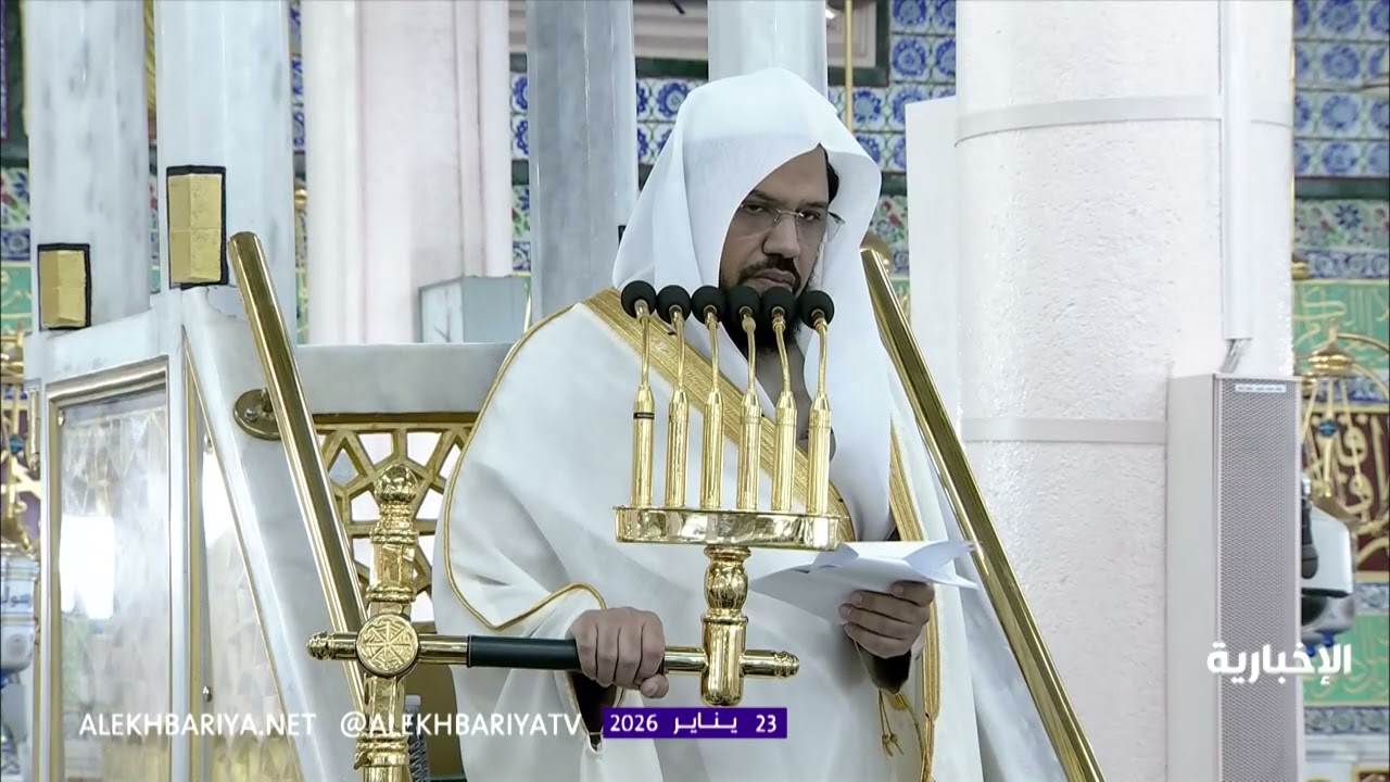 خطبتي صلاة الجمعة من المسجد النبوي مع الشيخ الدكتور أحمد الحذيفي