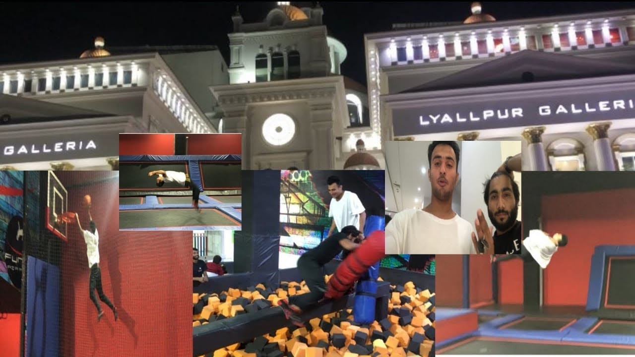 A DAY AT LYALPUR || FAISALABAD || FUNCO TRAMPOLINE PARK || FLIP #parkour #fitness #trampoline #funco